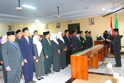 Pelantikan Wakil Dekan, Direktur Pascasarjana, Kepala Lembaga, Sekretaris Lembaga, Kepala Pusat dan Kepala Unit