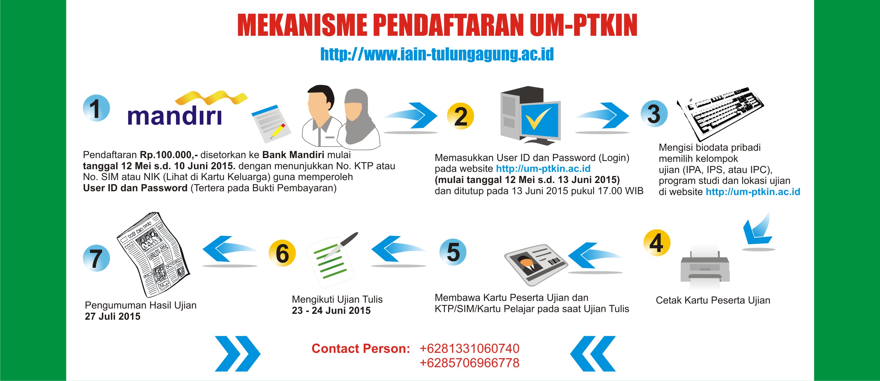 PENERIMAAN MAHASISWA BARU JALUR UM-PTKIN
