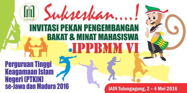 SUKSESKAN IPPBMM PTKIN SE-JAWA DAN MADURA 2016 DI IAIN TULUNGAGUNG