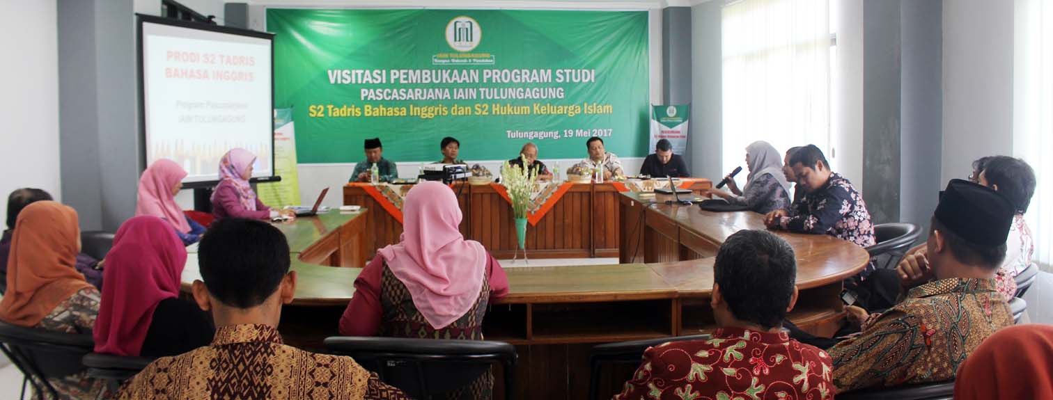 IAIN TULUNGAGUNG LAKSANAKAN VISITASI PEMBUKAAN DUA JURUSAN BARU PASCASARJANA