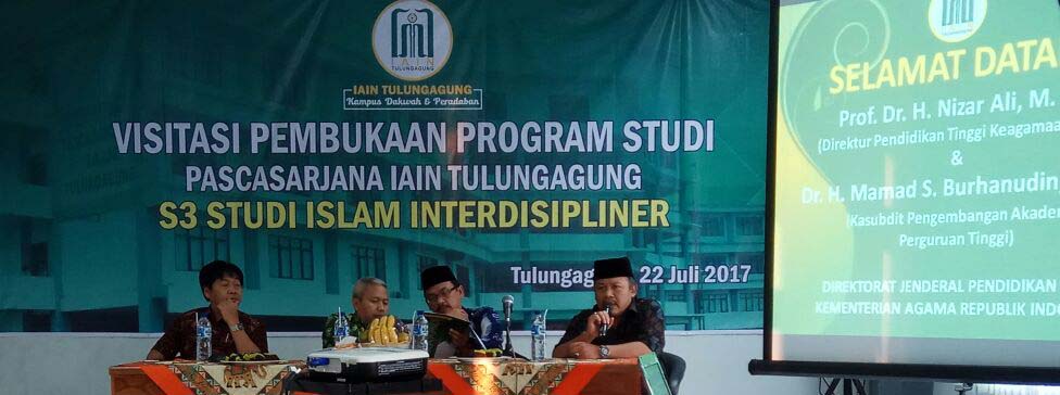 IAIN TULUNGAGUNG LAKSANAKAN VISITASI PEMBUKAAN S-3 STUDI ISLAM INTERDISIPLINER