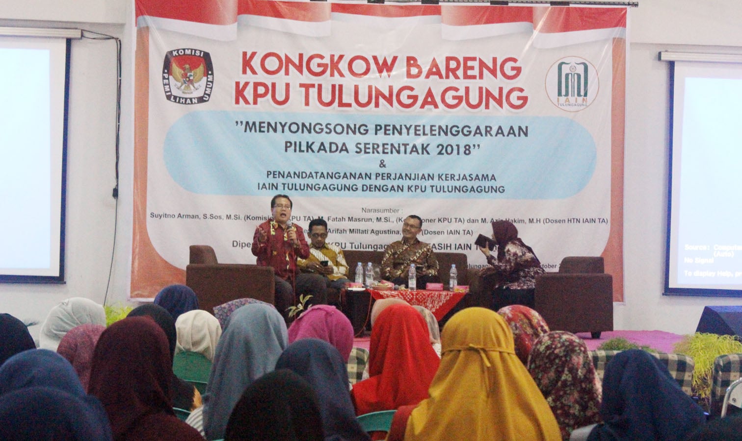 FASIH Kongkow Bareng KPUD Tulungagung Mengulas PILKADA 2018