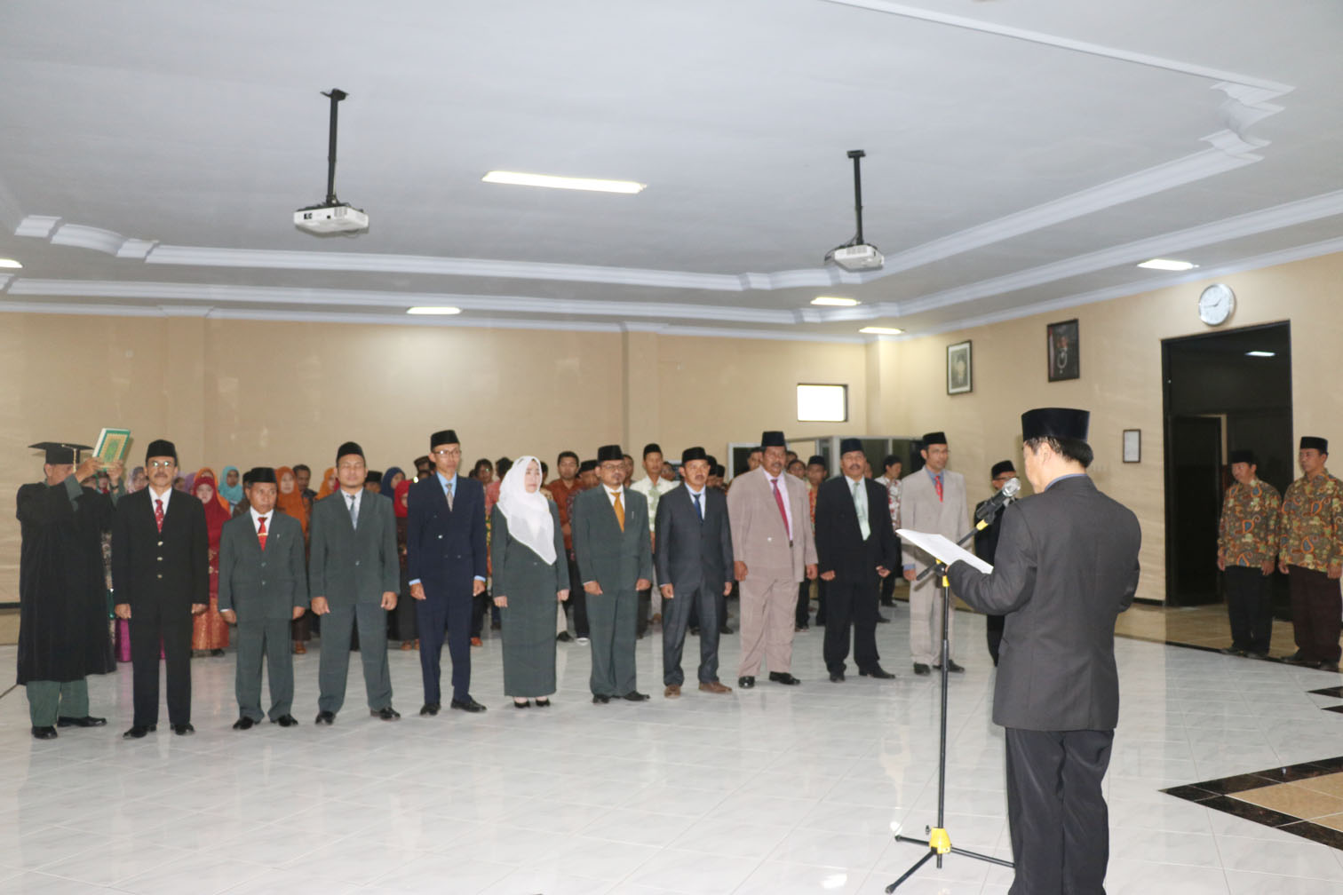 Rektor Lantik 11 Pejabat Akademik 2017-2021