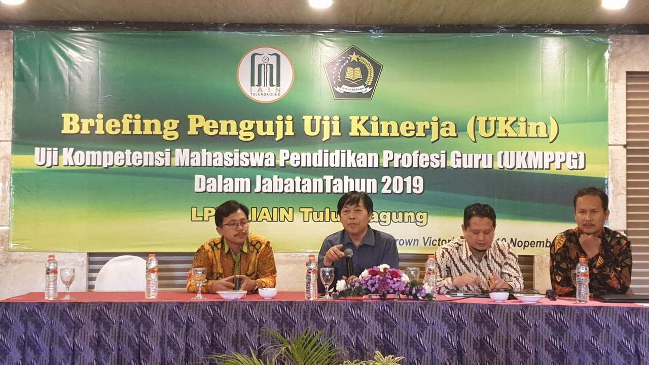 IAIN Tulungagung Gelar Briefing Penguji UKin UKMPPG