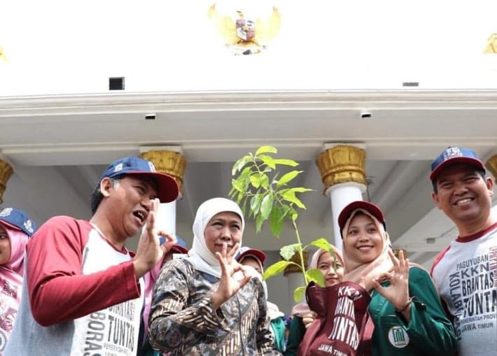 Mahasiswa IAIN Tulungagung Ikuti KKN Brantas Tuntas Bersama Pemprov Jatim