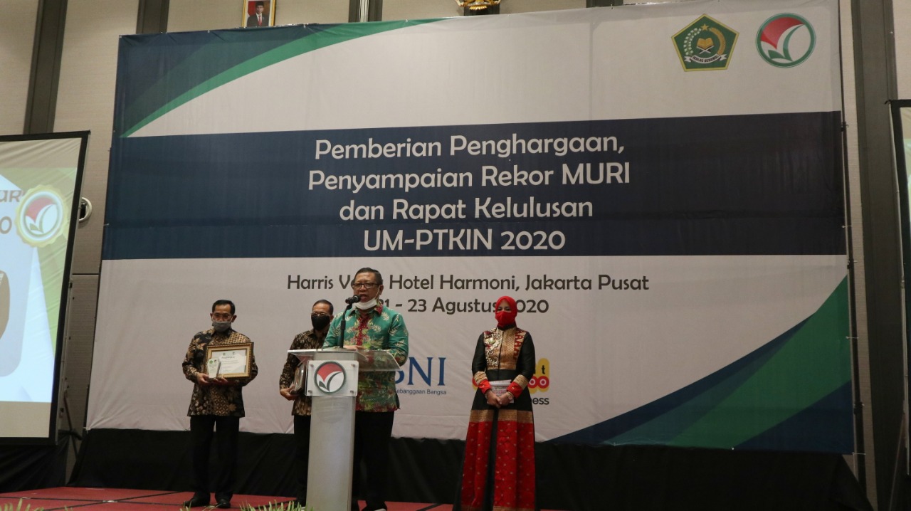 Bantu Atasi Covid-19, Bupati Tulungagung Apresiasi IAIN Tulungagung di Hadapan Menteri Agama RI