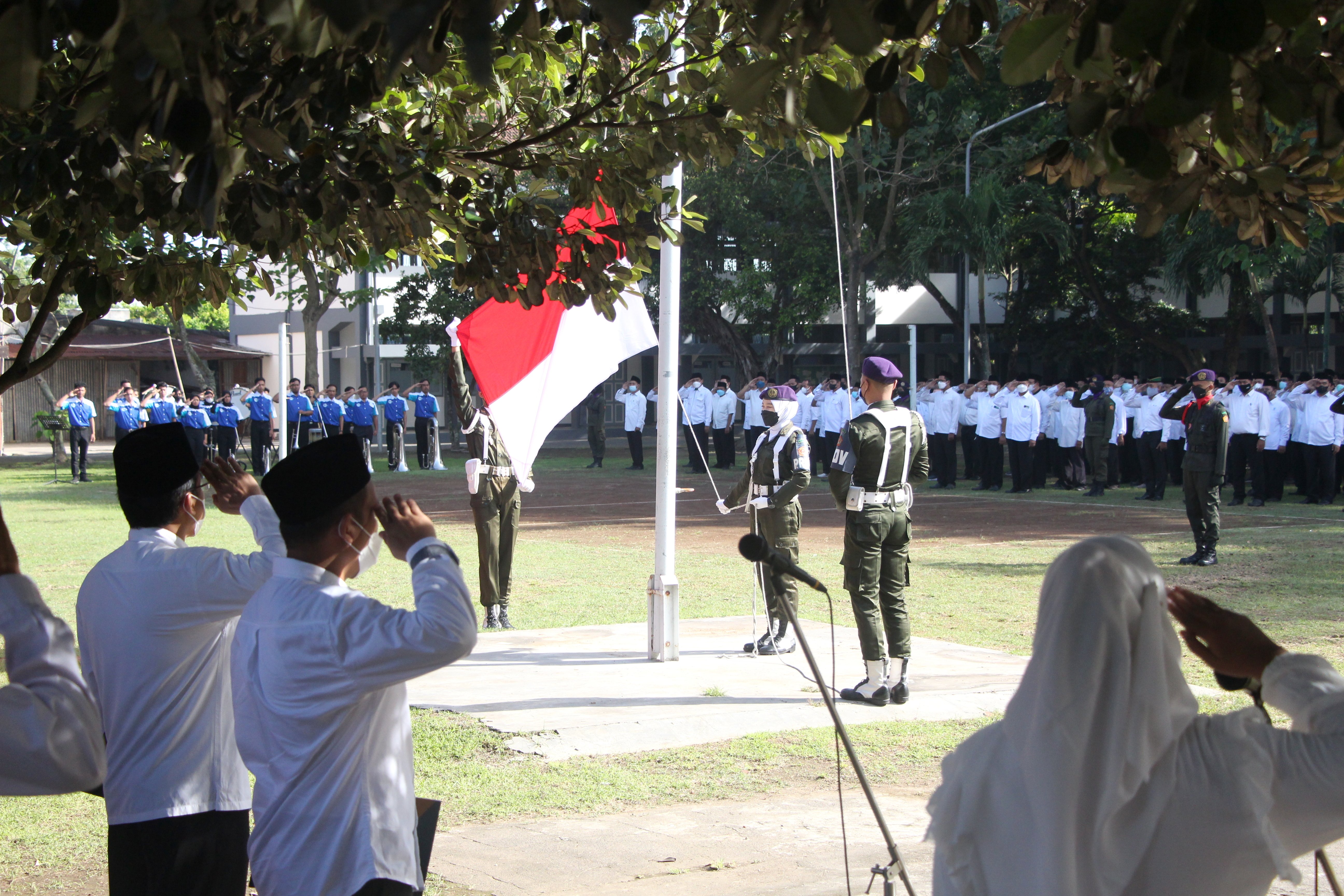 UIN SATU Tulungagung Laksanakan Upacara dalam rangka HAB ke-76 Kemenag RI