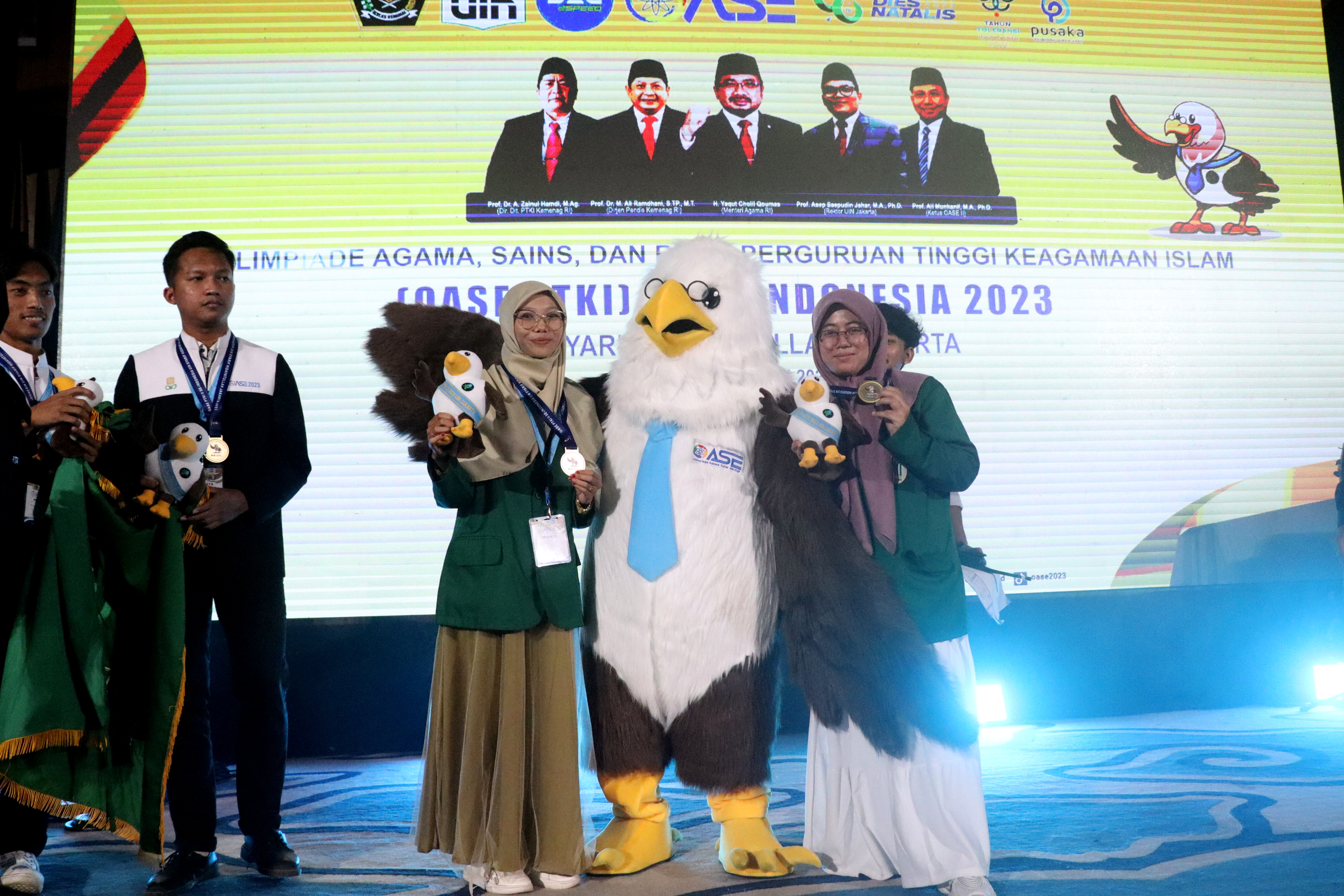 UIN SATU Lampaui Target Medali Emas pada OASE PTKI II di UIN Syahid Jakarta