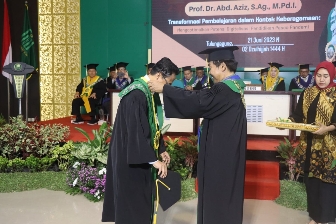 UIN SATU Tulungagung Kukuhkan Guru Besar Teknologi Pembelajaran