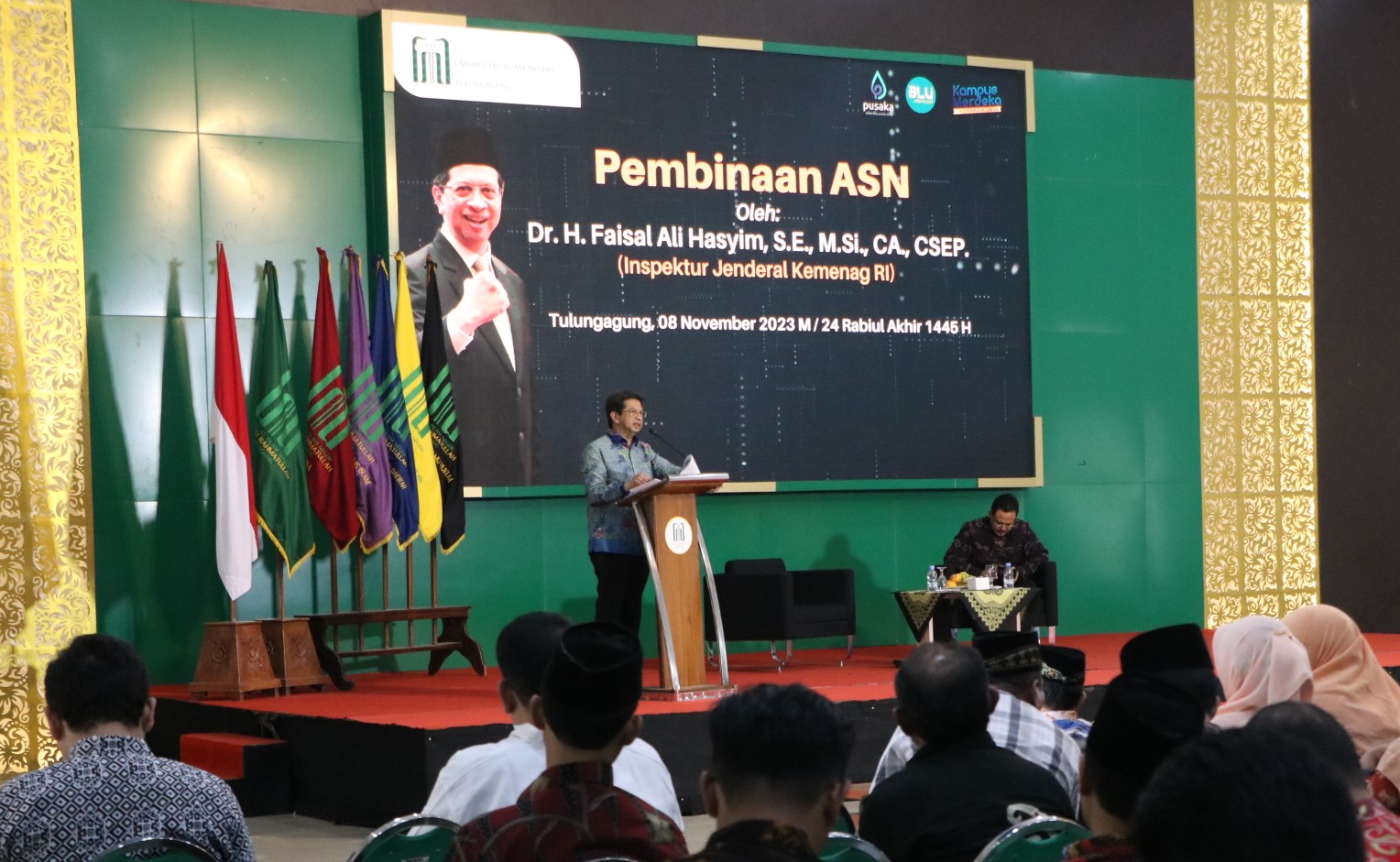 Pembinaan ASN di UIN SATU Tulungagung, Irjend Kemenag: Wujudkan Kementerian Agama yang Profesional dan Terpercaya
