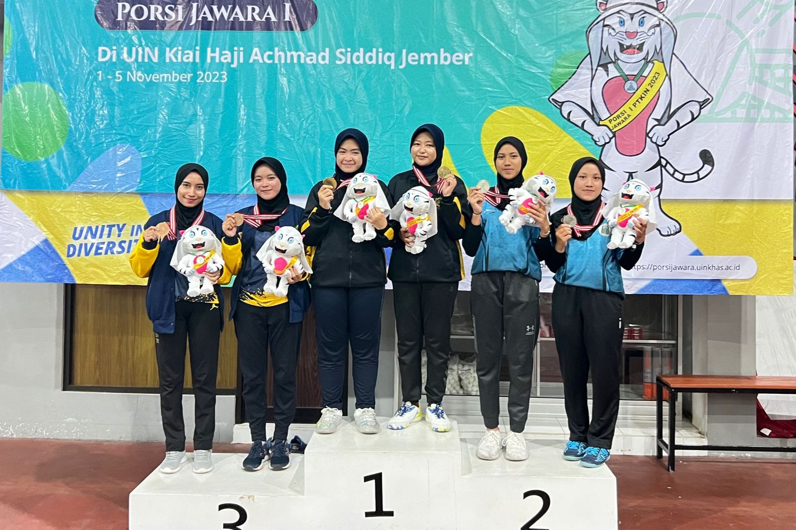 Hari Kedua PORSI JAWARA 2023, UIN SATU Tulungagung Mendulang Tiga Medali