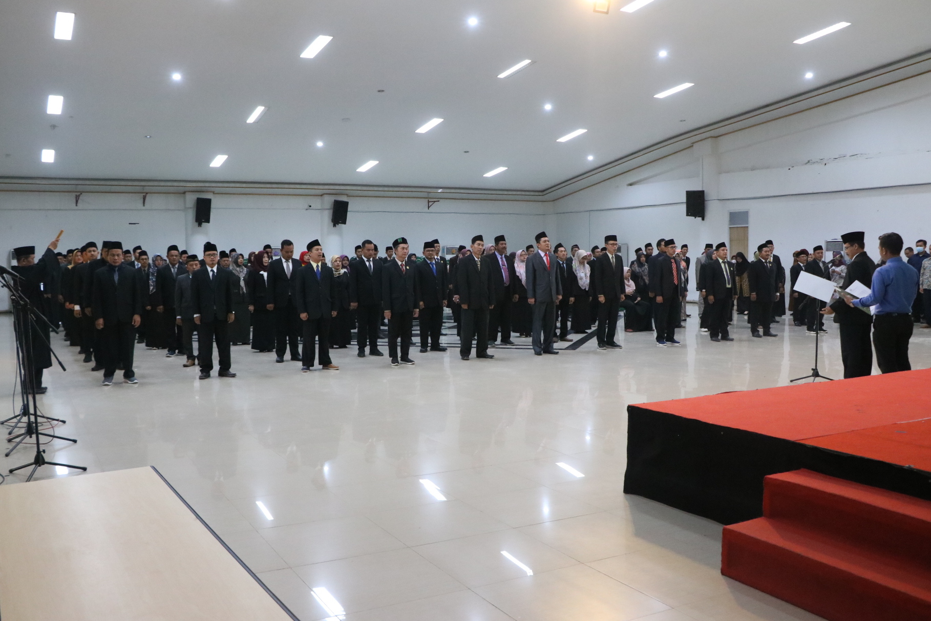 Lantik 113 Pejabat Akademik, Rekor Ingatkan Tiga Prinsip Pengembangan UIN SATU