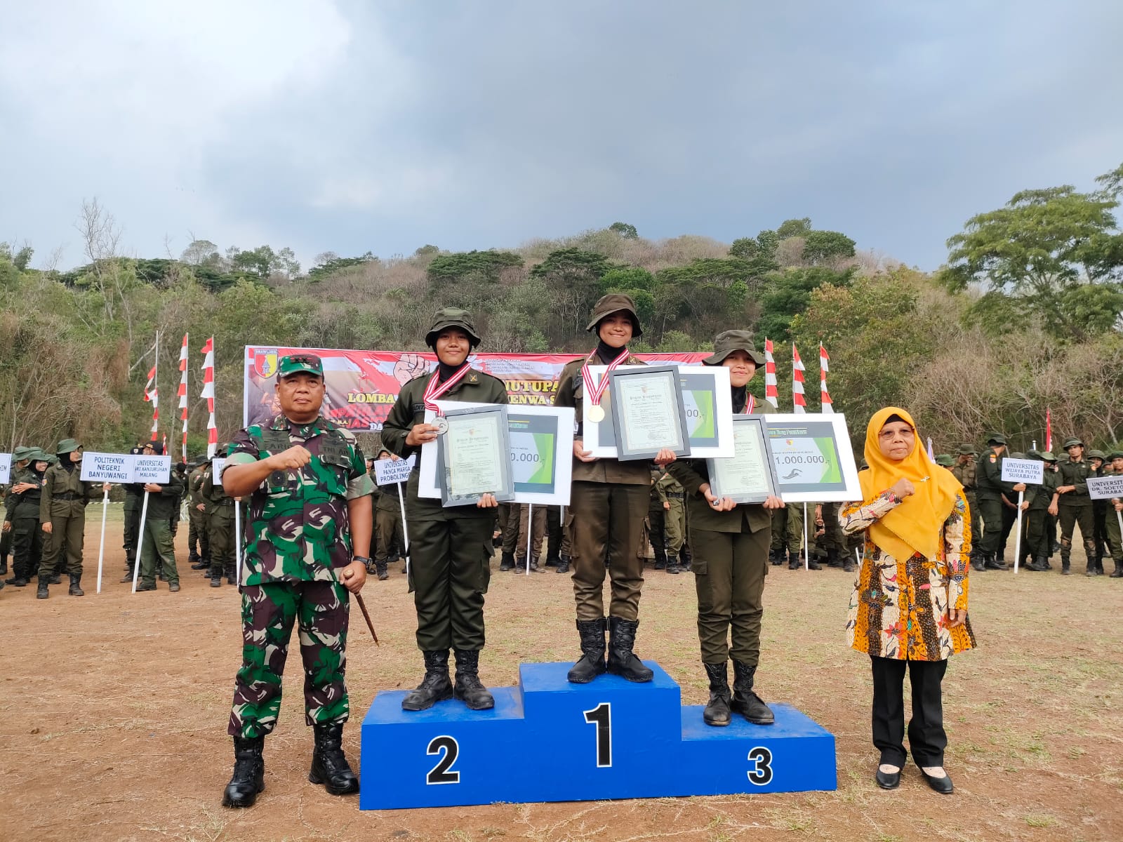 Menwa UIN SATU Sabet Juara 1 Renang Militer Tingkat Nasional