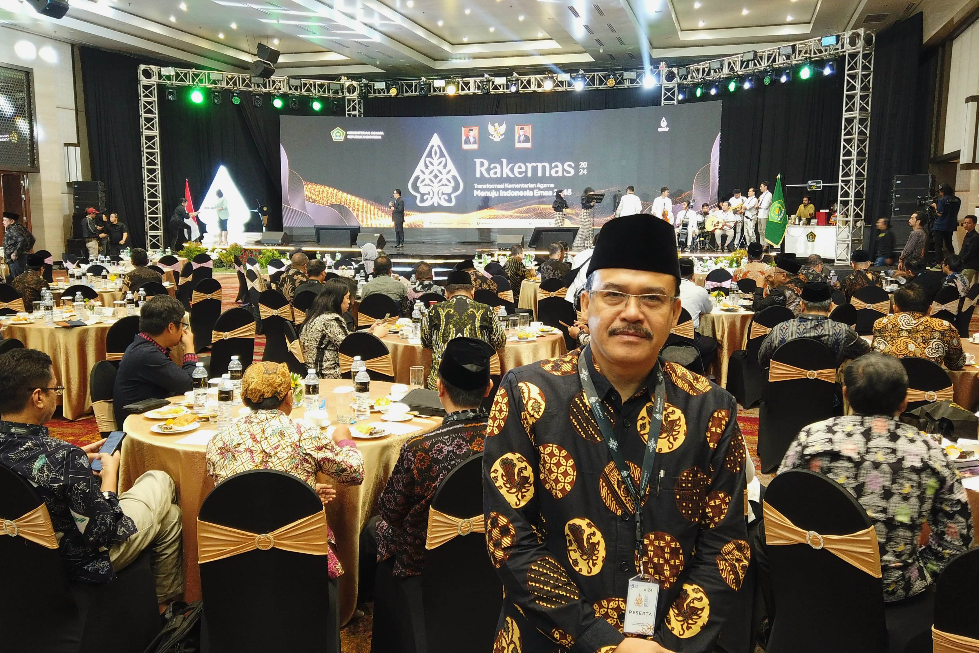 Hadiri Rakernas Kemenag 2024, Rektor UIN SATU Dukung Perumusan Outlook 2024 tentang Pendidikan Islam