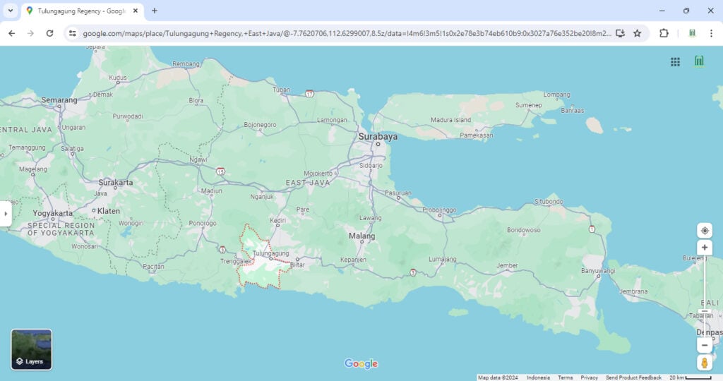 Mengapa Harus Tulungagung 1 Peta Kab Tulungagung 01