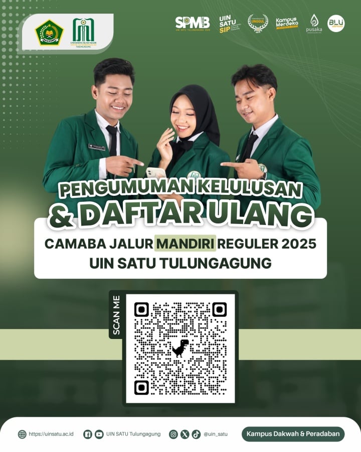 Pengumuman Kelulusan dan Daftar Ulang Mahasiswa Baru Jalur Mandiri Reguler Tahun 2025