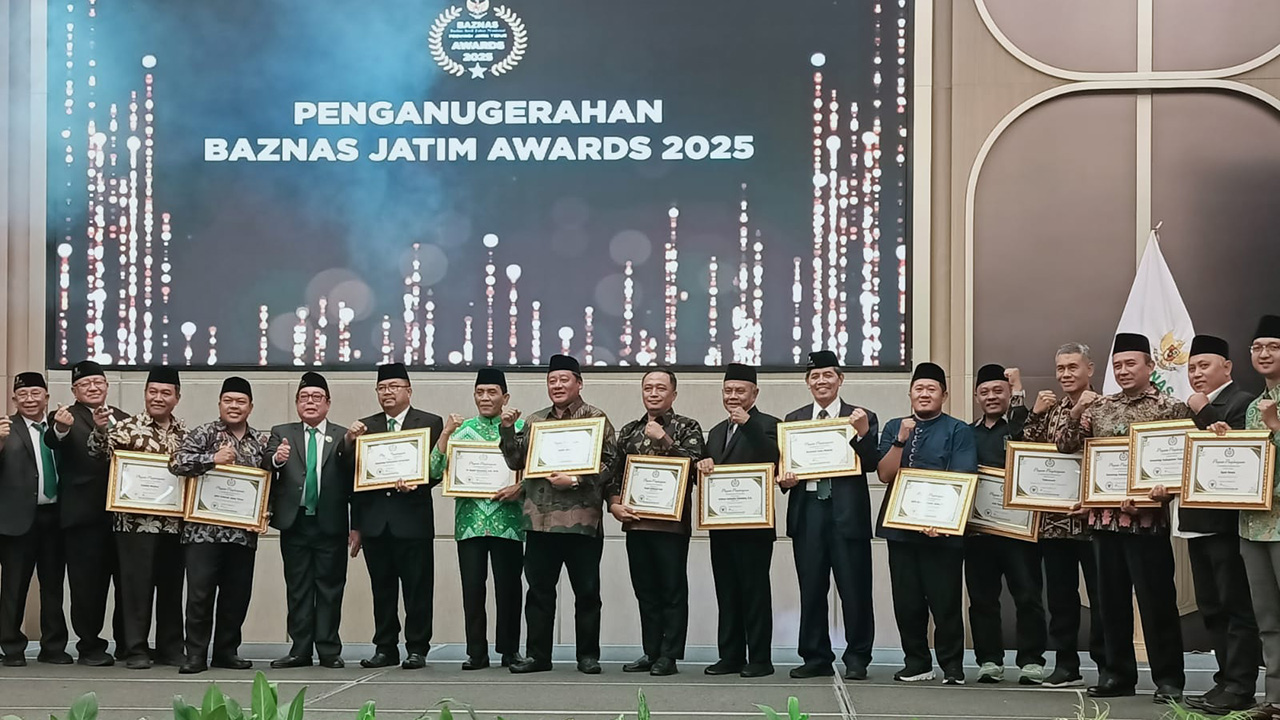 UPZ UIN SATU Tulungagung Raih Penghargaan Pengumpul Zakat Terbanyak ke-3 di Jawa Timur