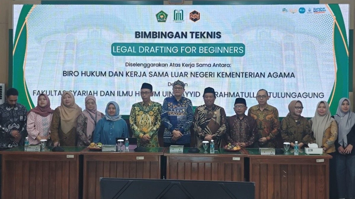 FASIH UIN SATU dan Biro Hukum Kerja Sama Luar Negeri Kemenag Gelar Bimtek Legal Drafting for Beginners