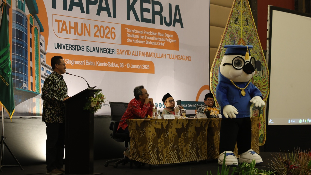 Launching VIGO di Raker 2026, Rektor Paparkan Target Kinerja dan Filosofi Maskot UIN SATU Tulungagung