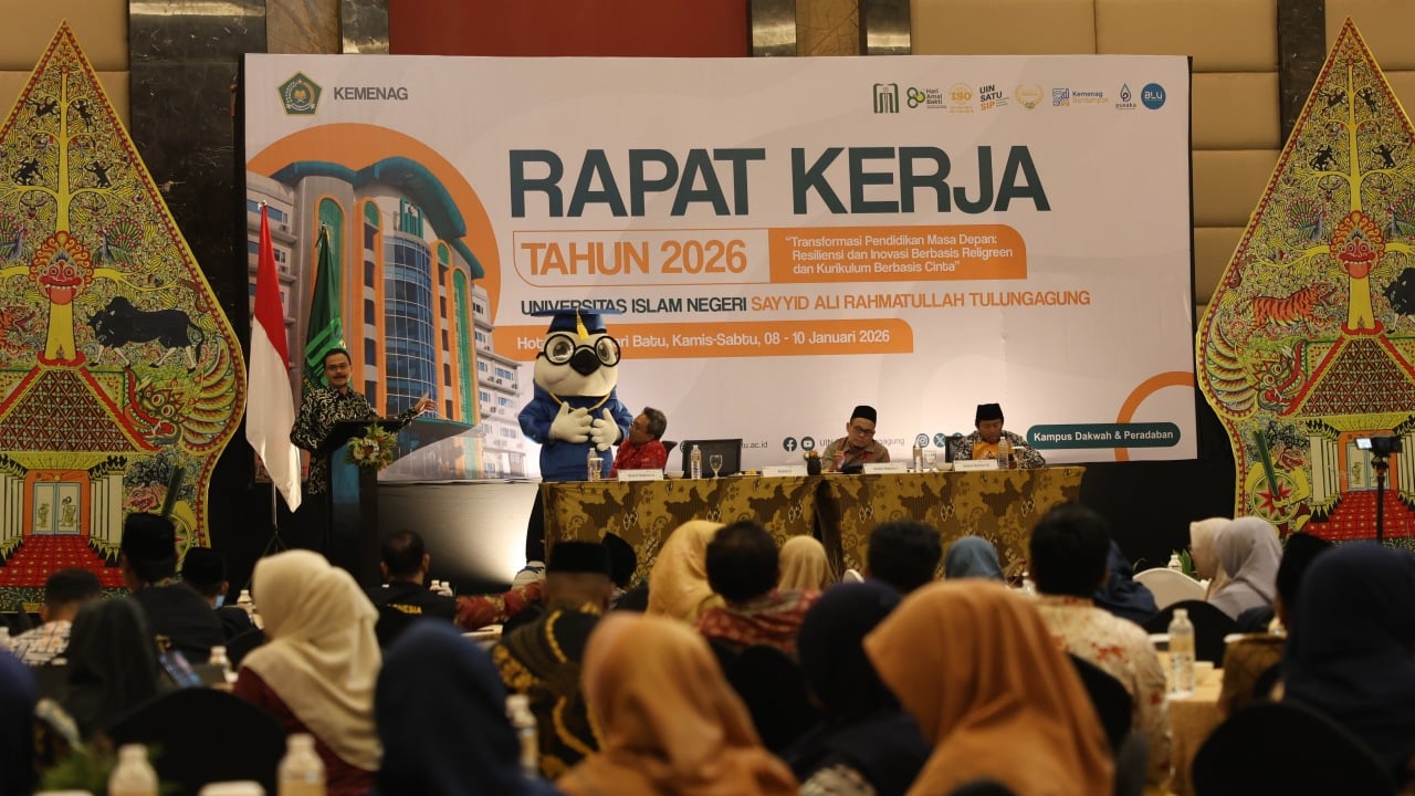 UIN SATU Tulungagung Gelar Rapat Kerja 2026, Teguhkan Transformasi Pendidikan Berbasis Religreen dan Kurikulum Berbasis Cinta