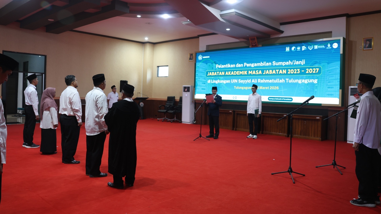 Rektor UIN SATU Lantik Pejabat Akademik 2023–2027, Tekankan Ikhtiar Kolektif dan Kepatuhan Regulasi